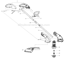 Part Location Diagram of 545090401 Weed Eater Wire Harness